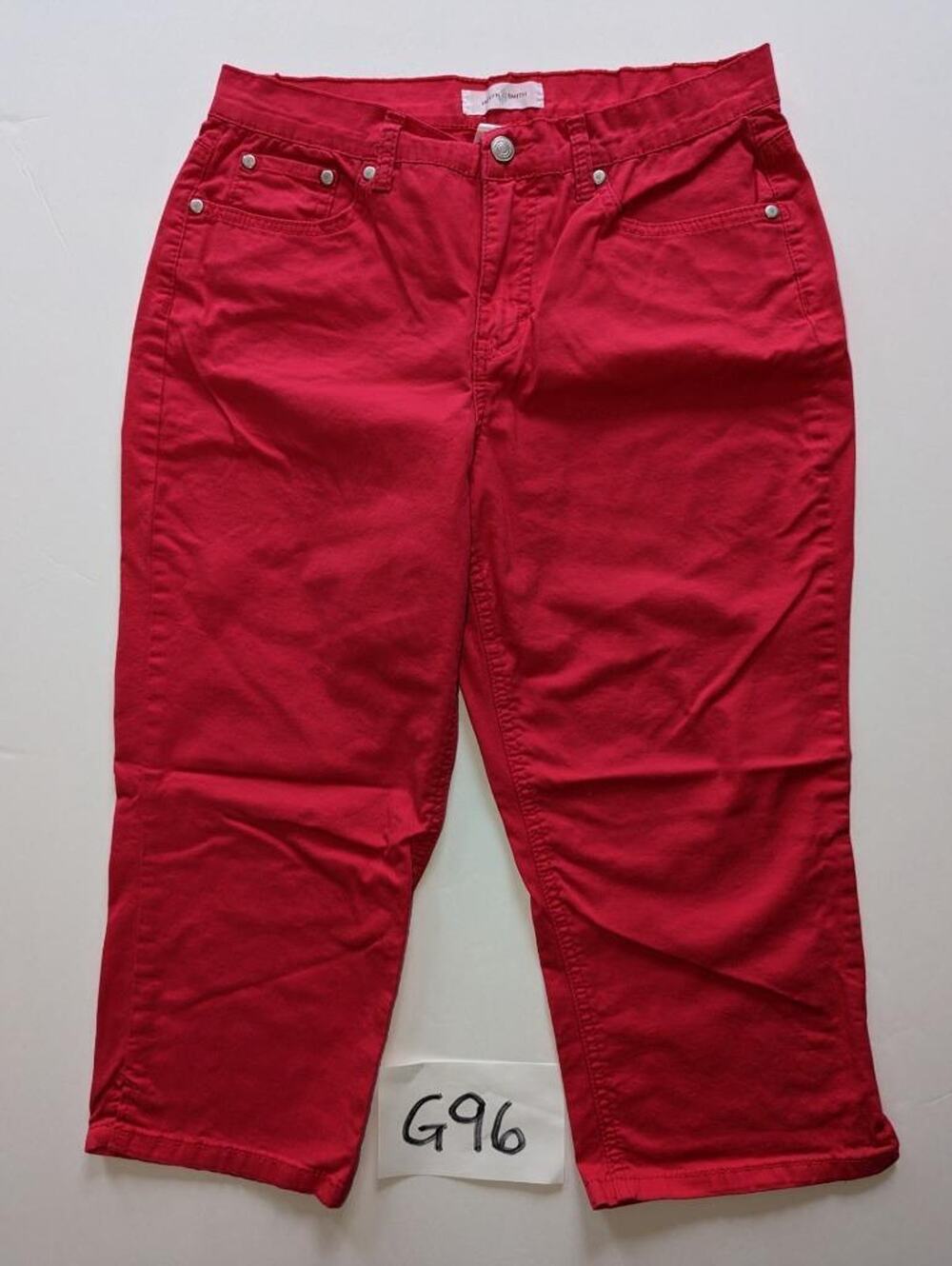 Jacklyn Smith Capris Size 8 Dark Pink Stretch -0323G96